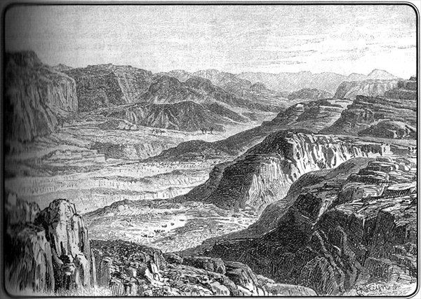 Долина Аин-Эль-Худерах на Синайском полуострове